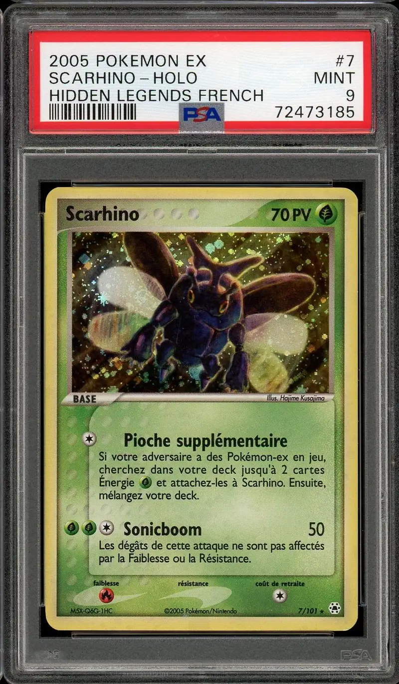 PSA 9 Scarhino Holo