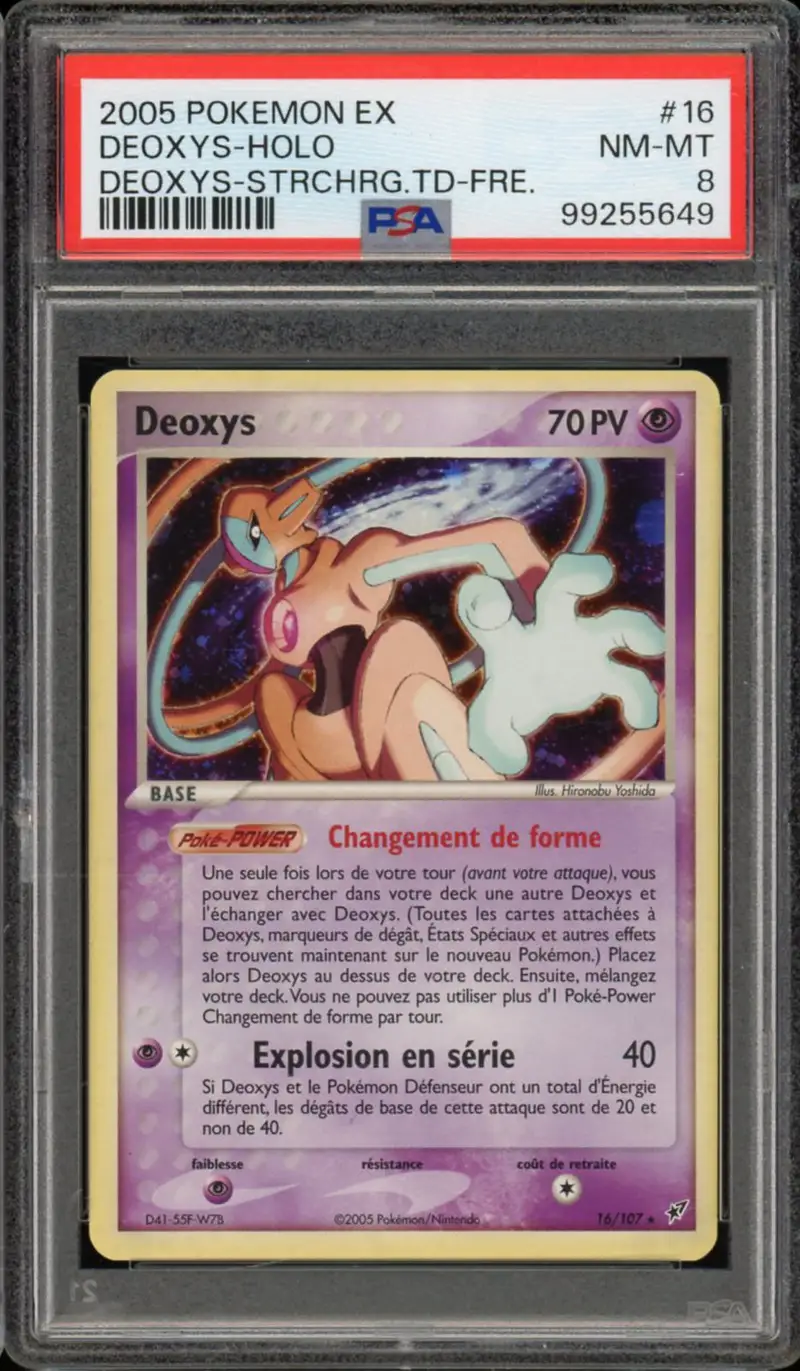 PSA 8 Deoxys Holo