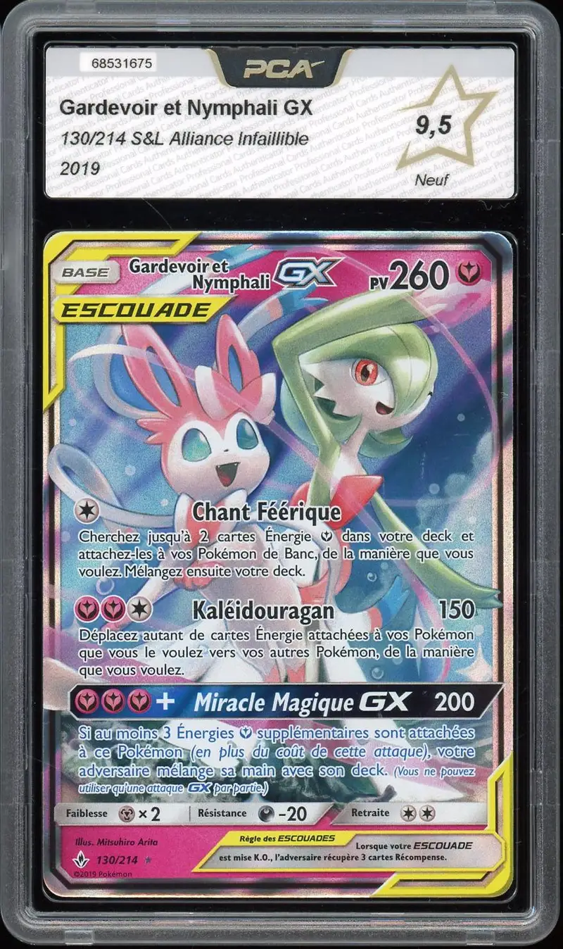 PCA 9.5 Gardevoir et Nymphali Gx