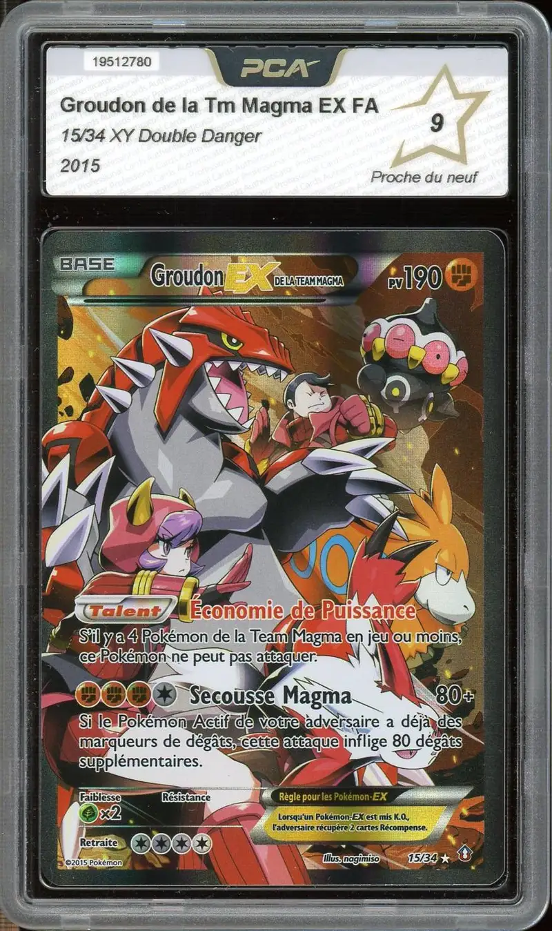 PCA 9 Groudon Ex de la Team Magma