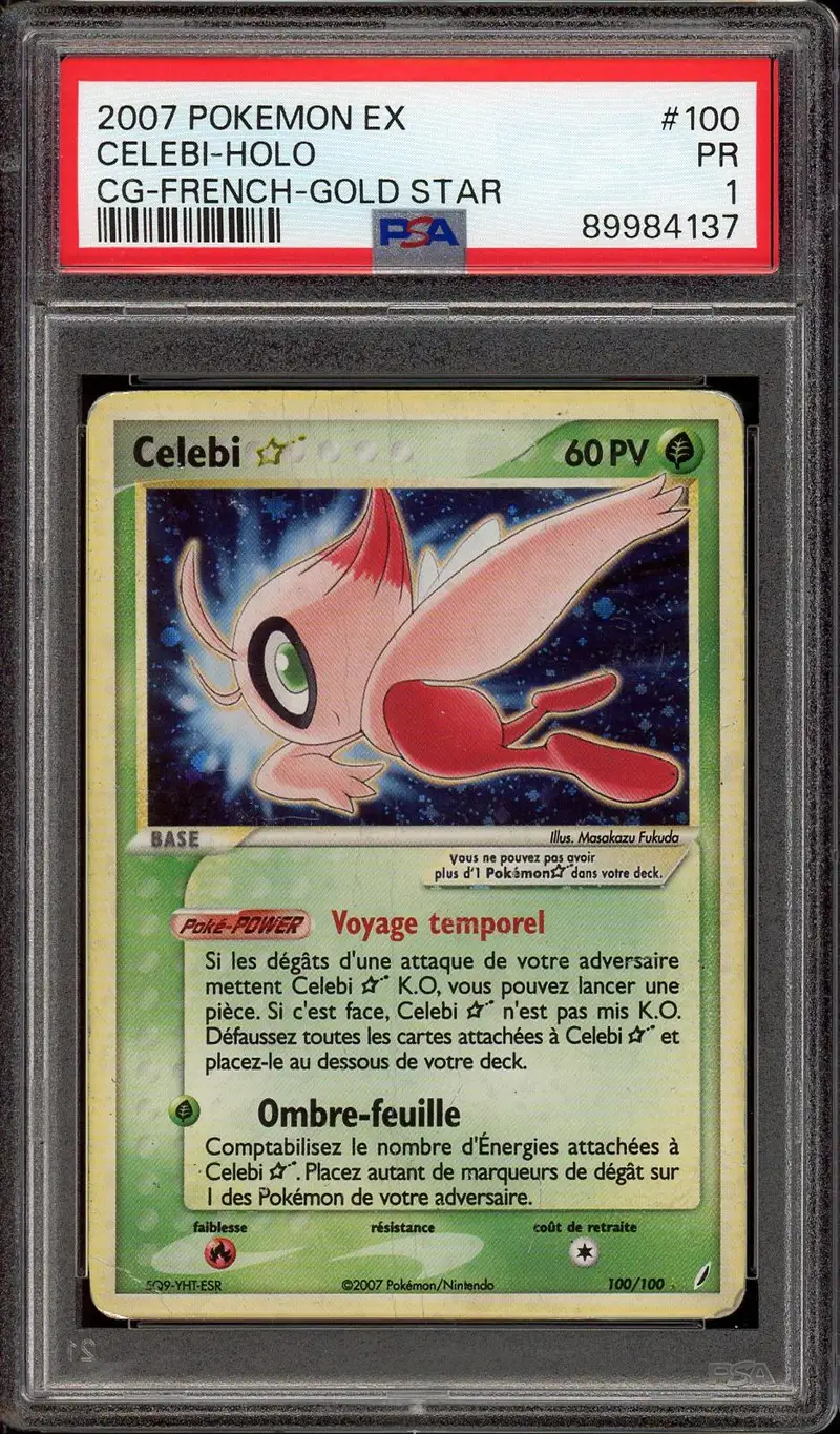 PSA 1 Celebi Gold Star