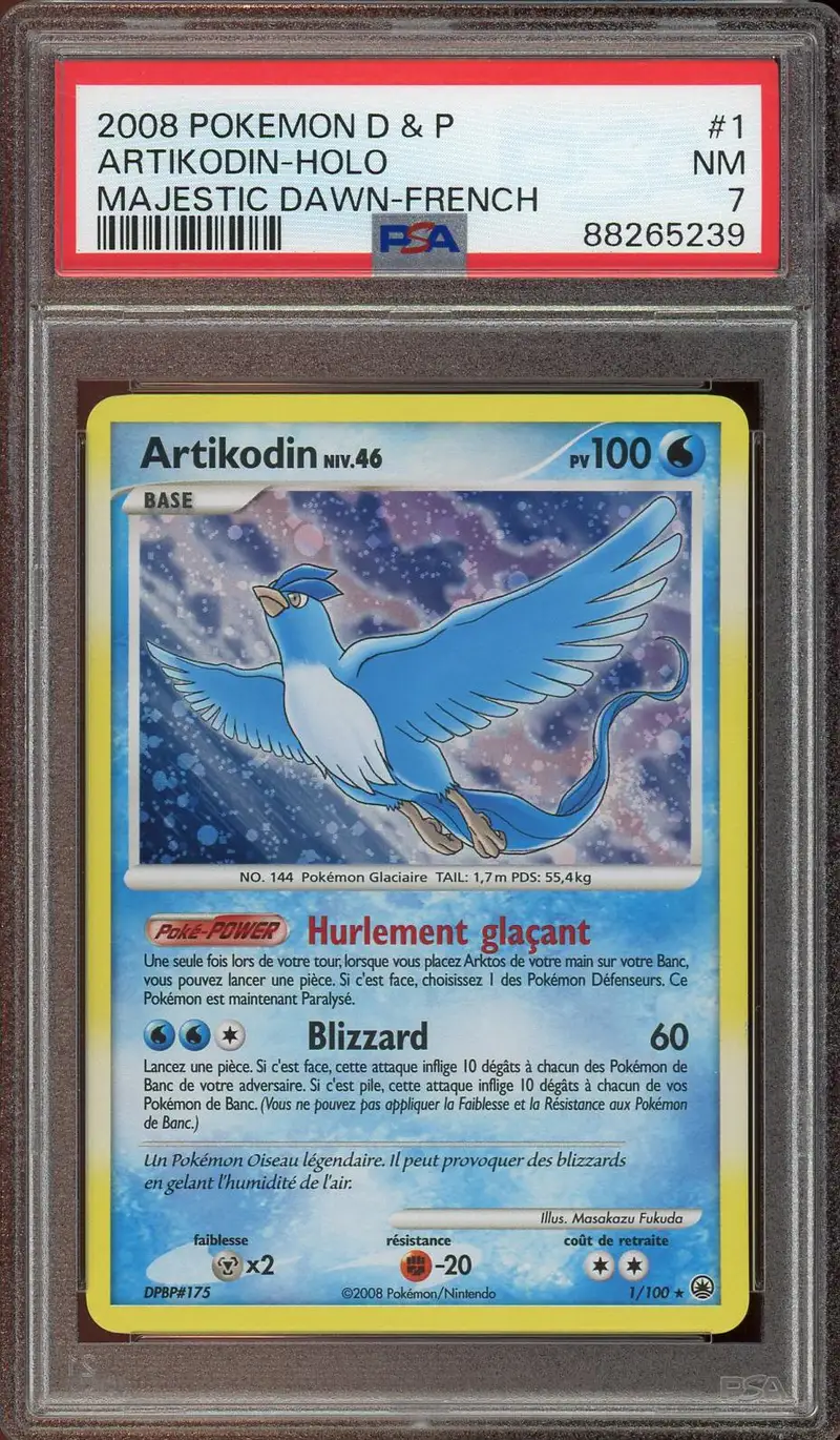 PSA 7 Artikodin Holo