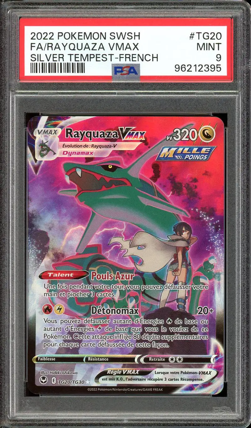 PSA 9 Rayquaza VMax
