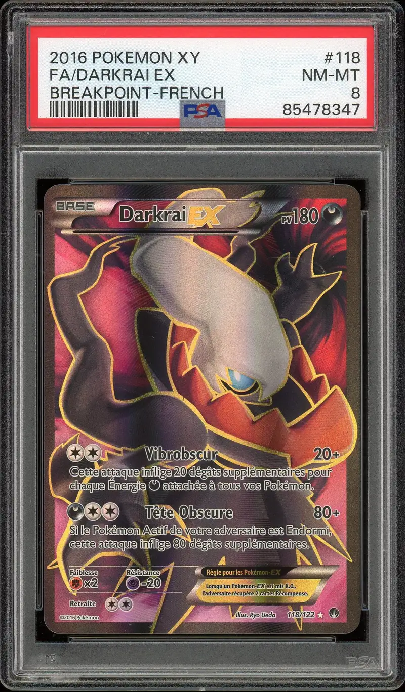 PSA 8 Darkrai Ex
