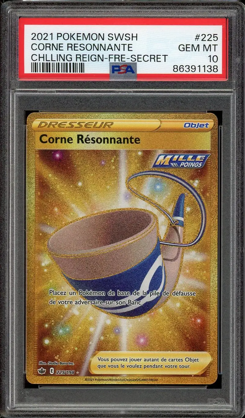 PSA 10 Corne Résonnante Gold