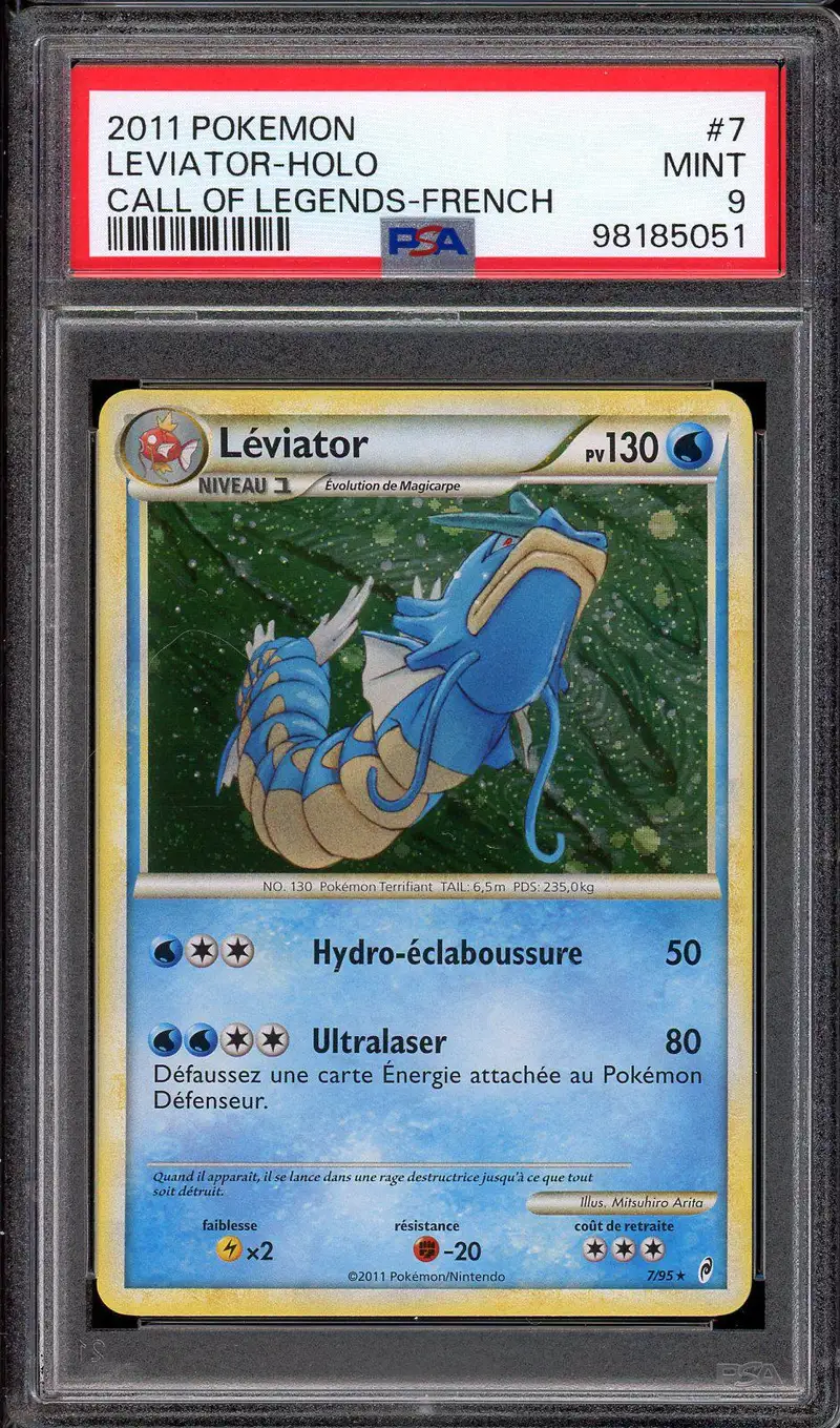 PSA 9 Léviator Holo