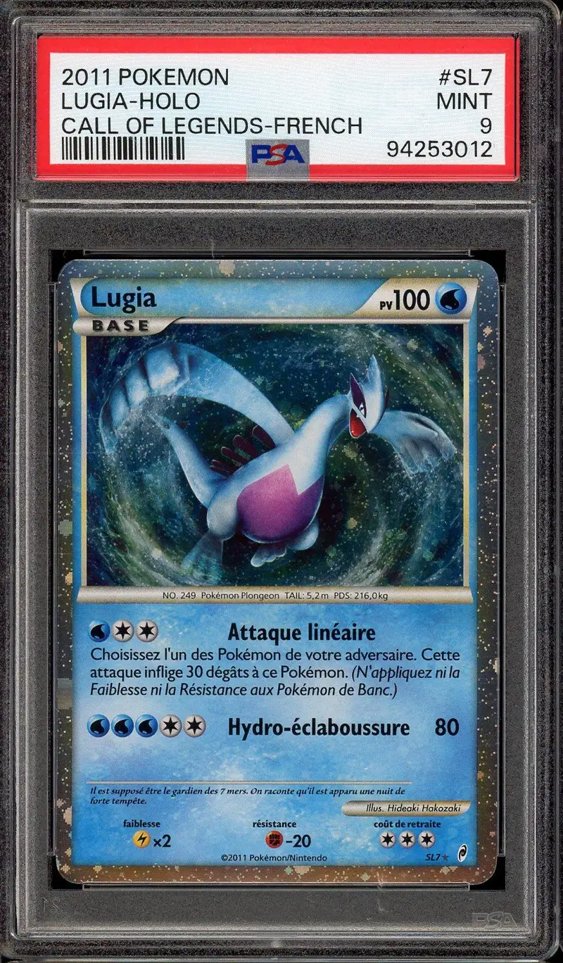 PSA 9 Lugia Holo