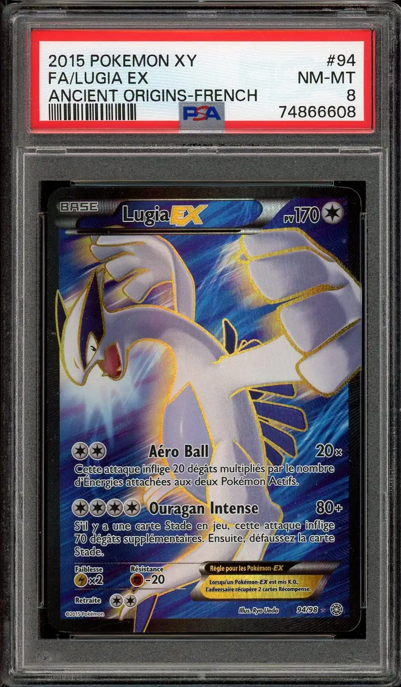 PSA 8 Lugia Ex