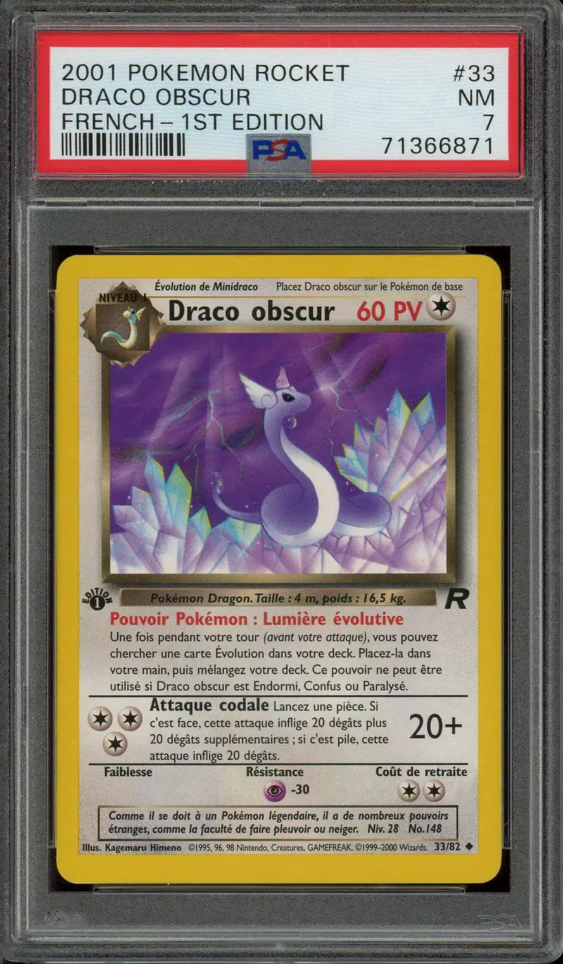 PSA 7 Draco Obscur