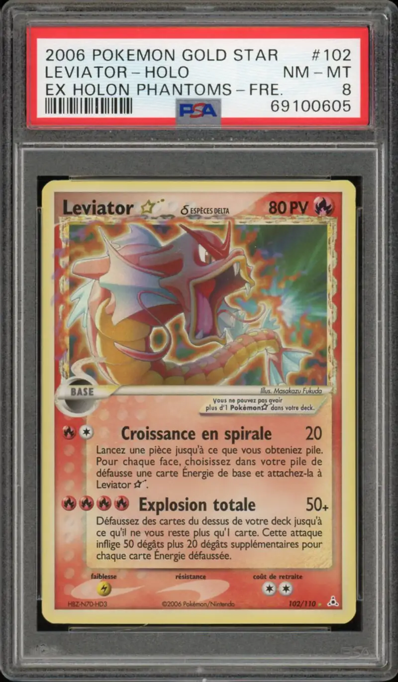 PSA 8 Leviator Gold Star