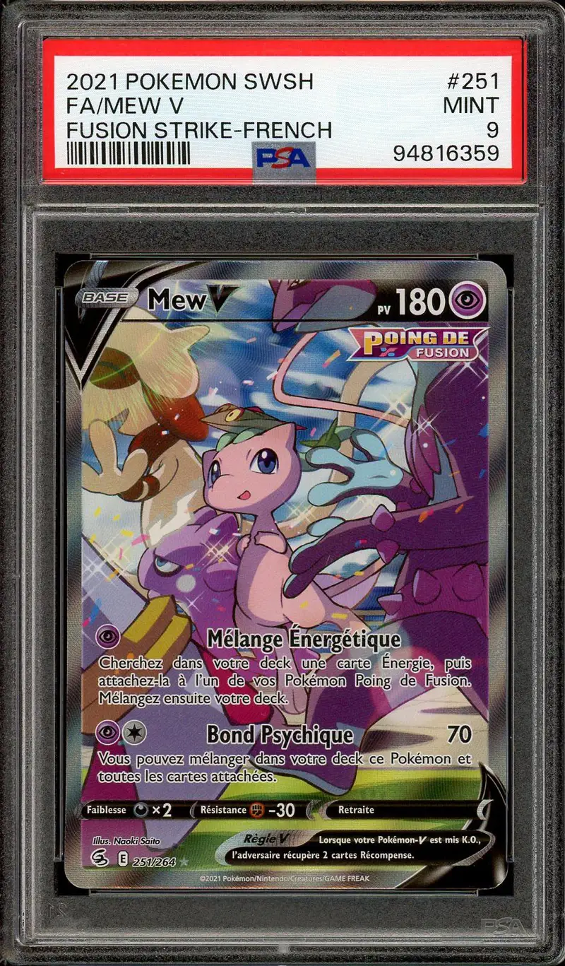 PSA 9 Mew V