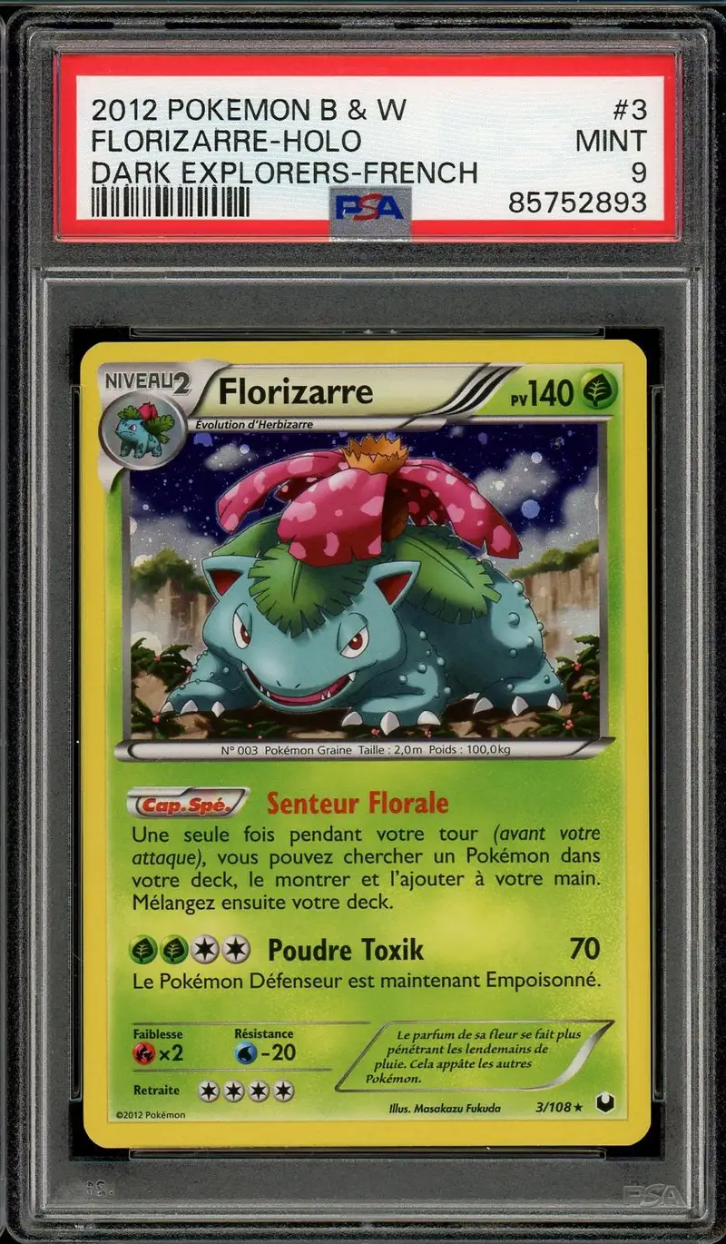 PSA 9 Florizarre Holo
