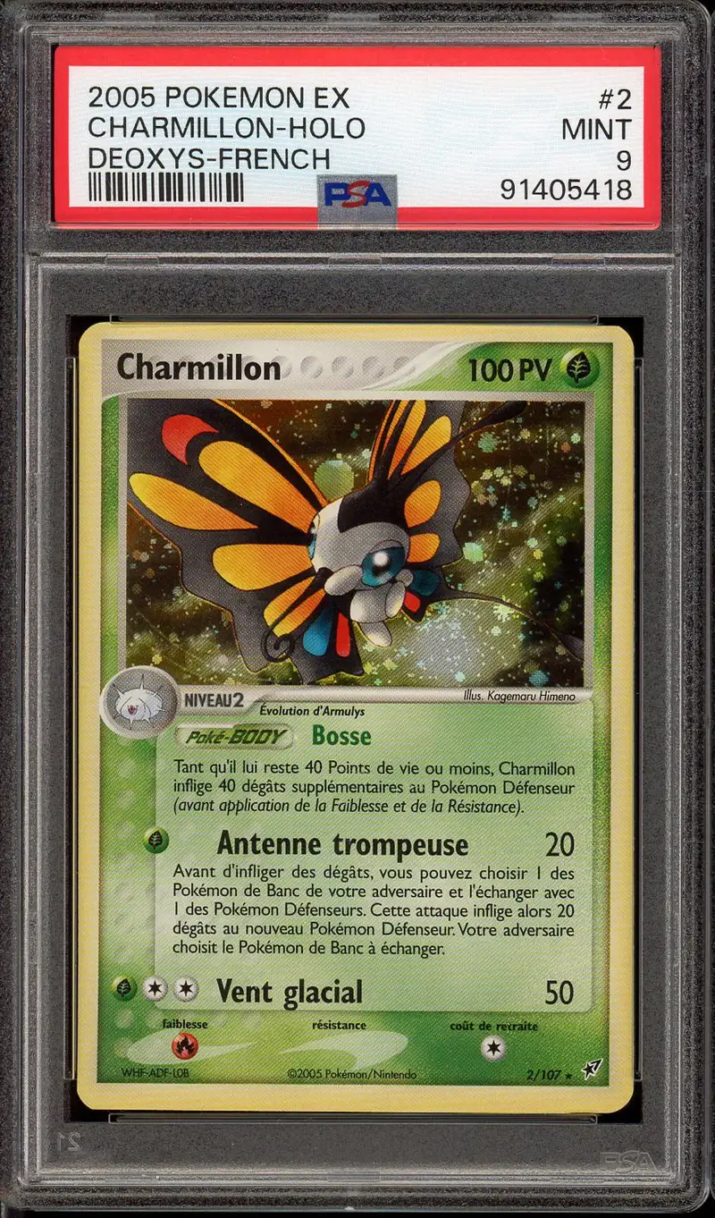 PSA 9 Charmillon Holo
