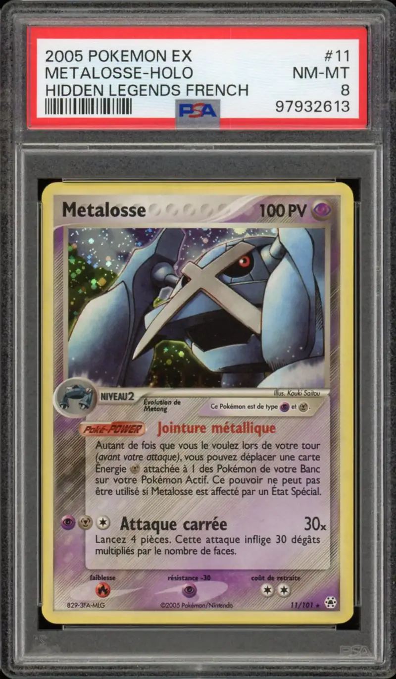 PSA 8 Metalosse Holo