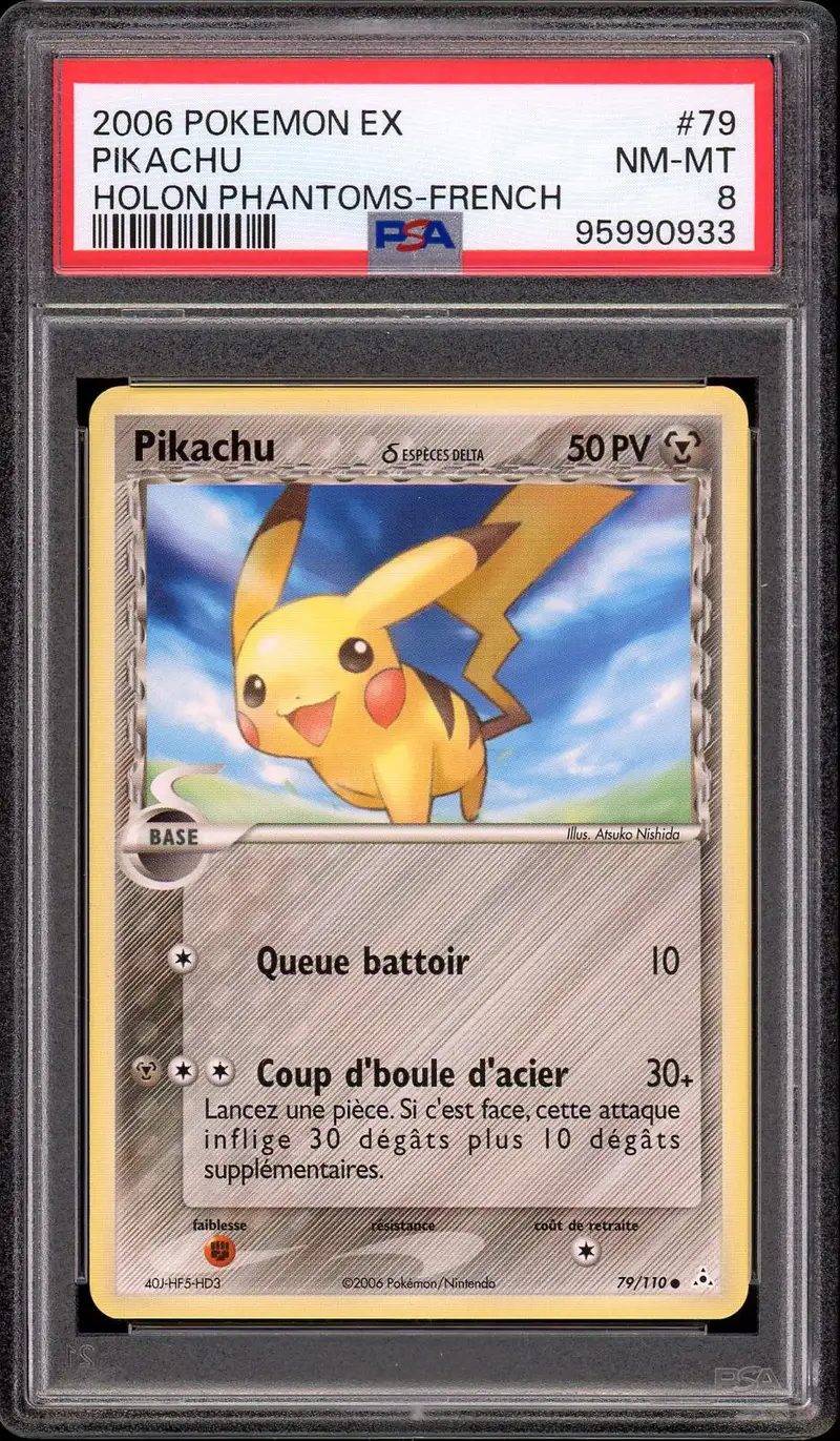 PSA 8 Pikachu