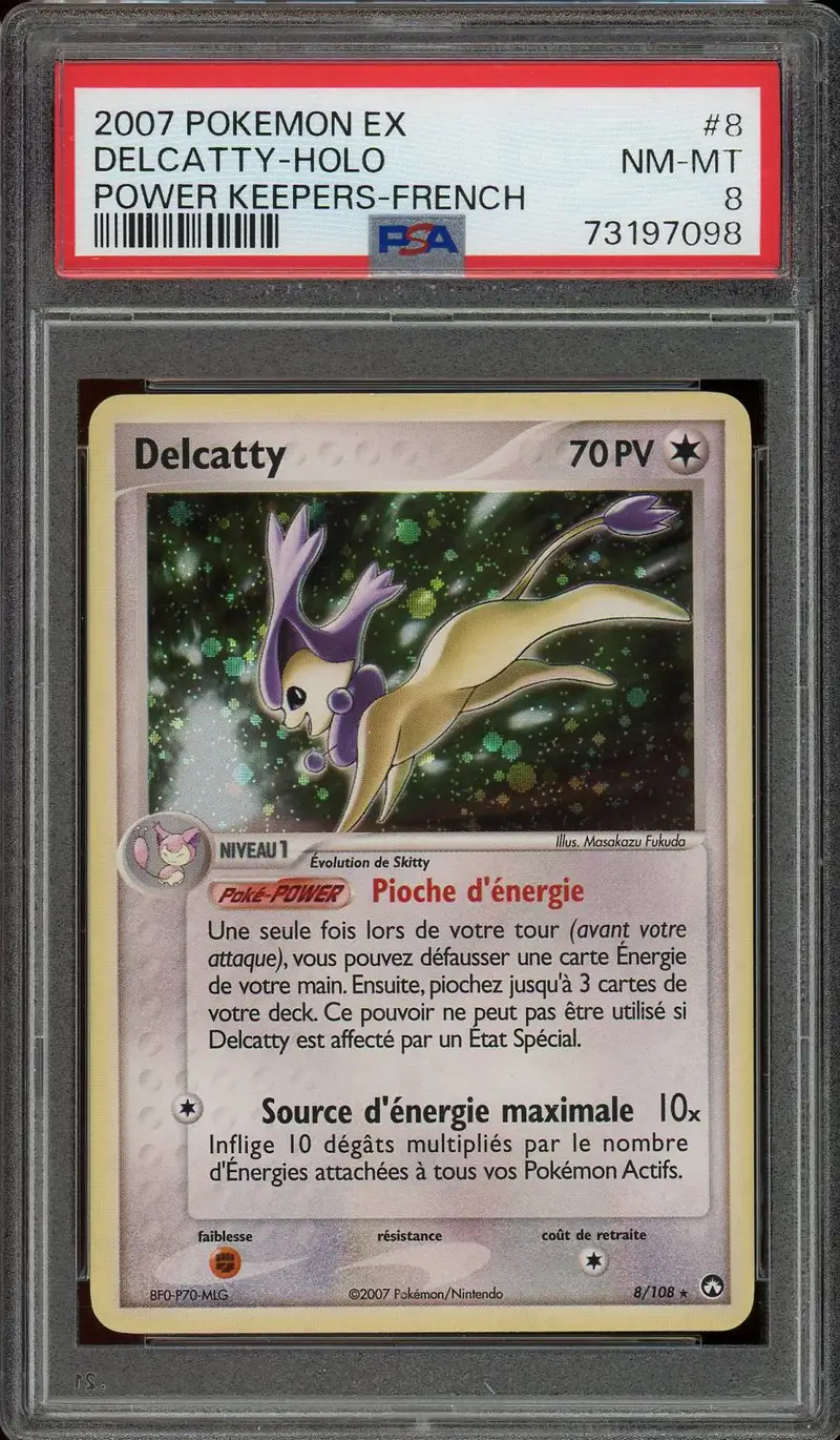 PSA 8 Delcatty Holo