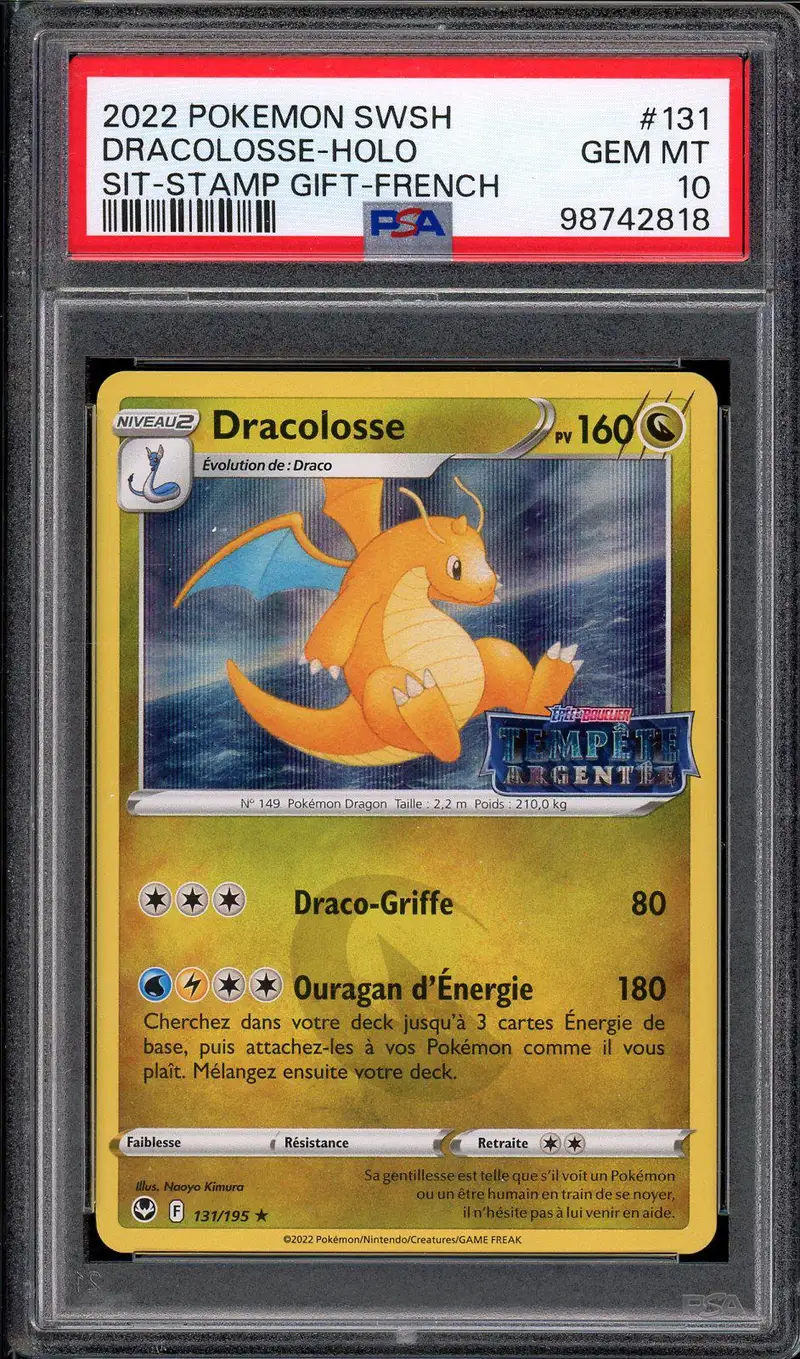 PSA 10 Dracolosse Holo