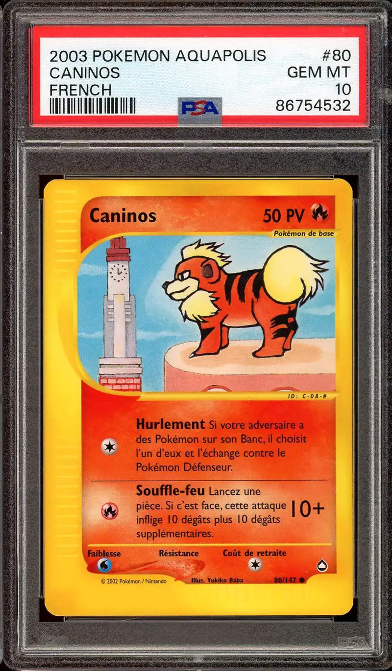 PSA 10 Caninos