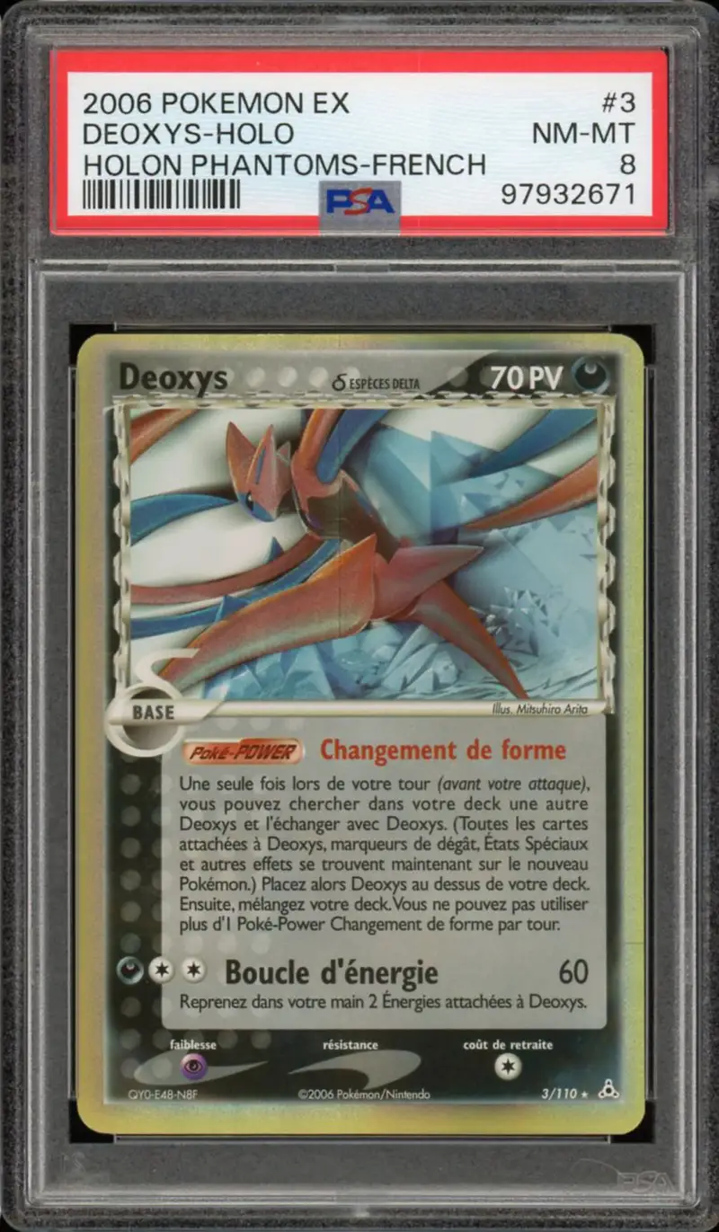 PSA 8 Deoxys Holo