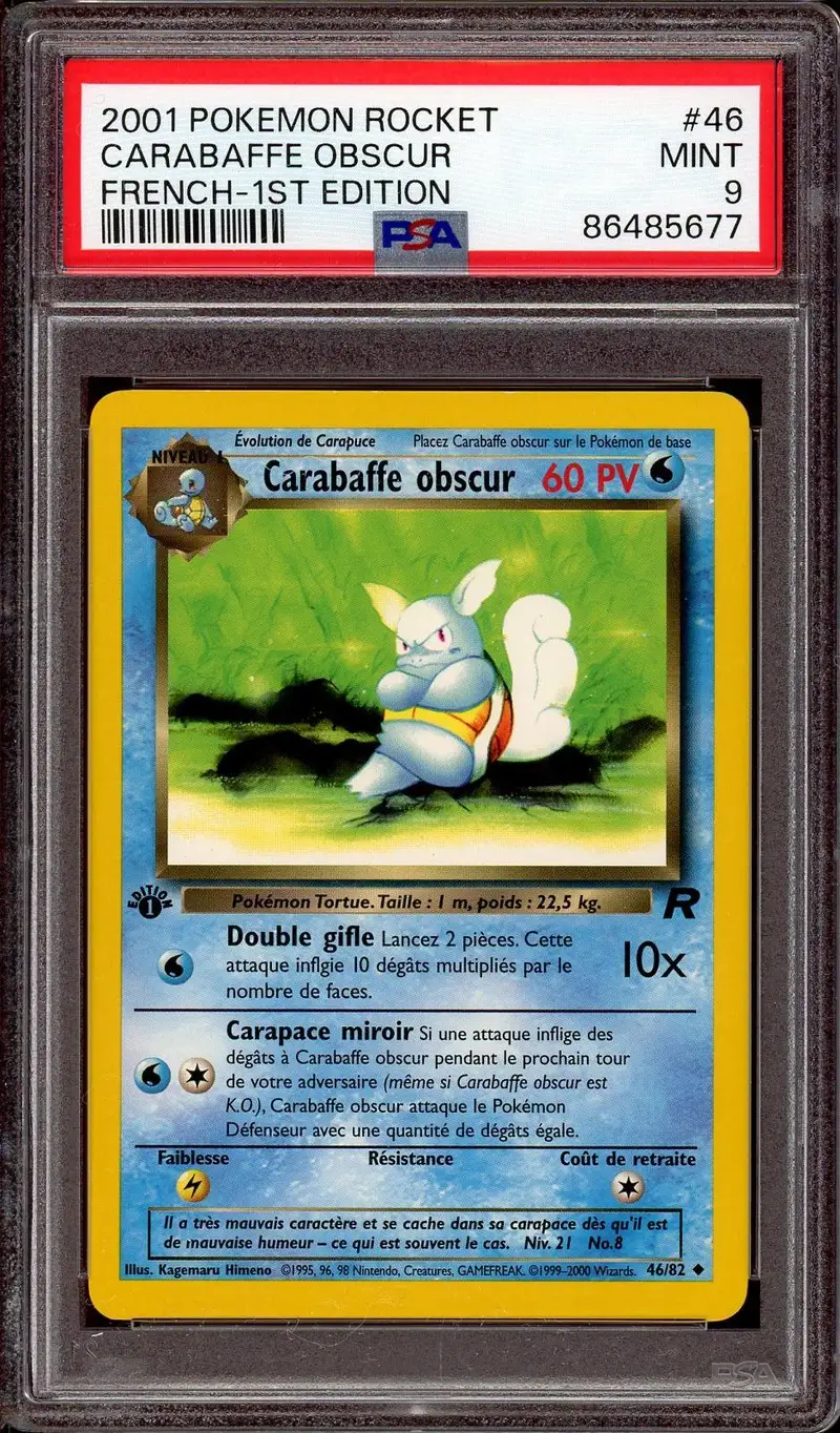 PSA 9 Carabaffe Obscur