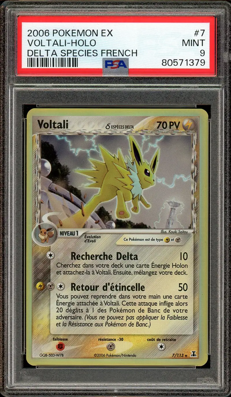 PSA 9 Voltali Holo