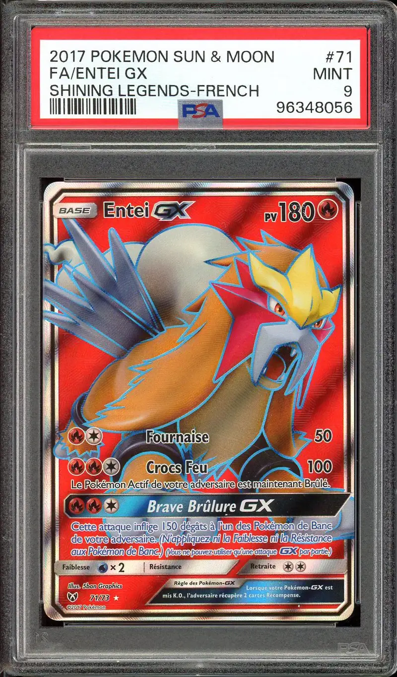 PSA 9 Entei Gx