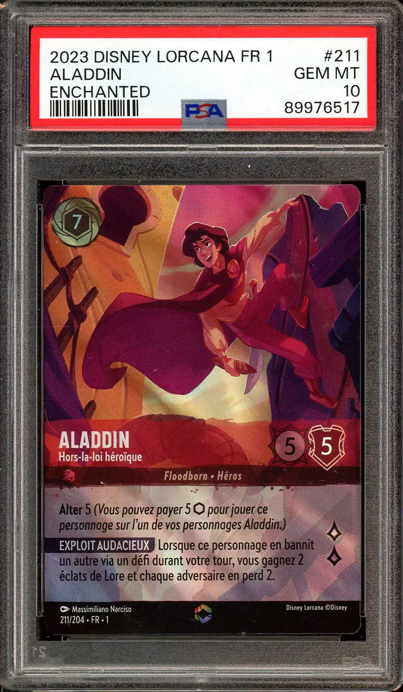 PSA 10 Aladdin