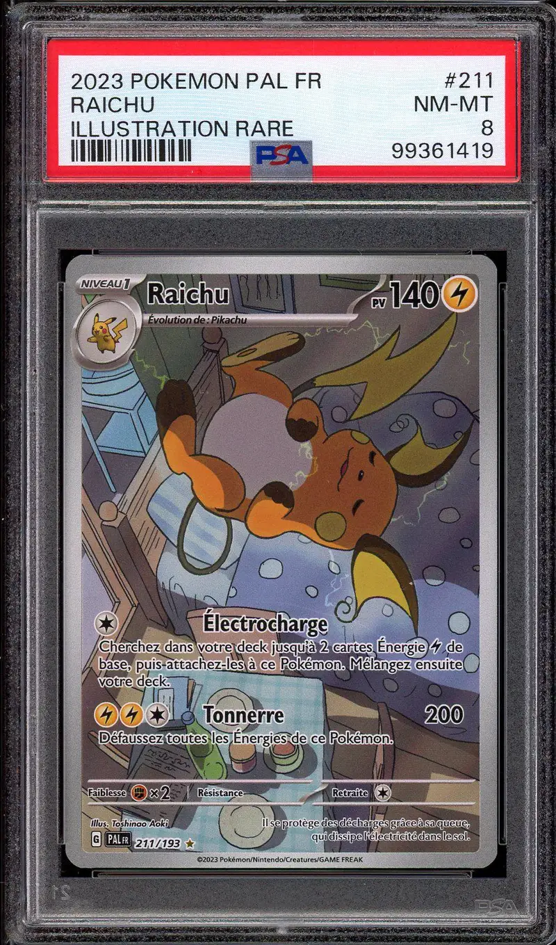 PSA 8 Raichu