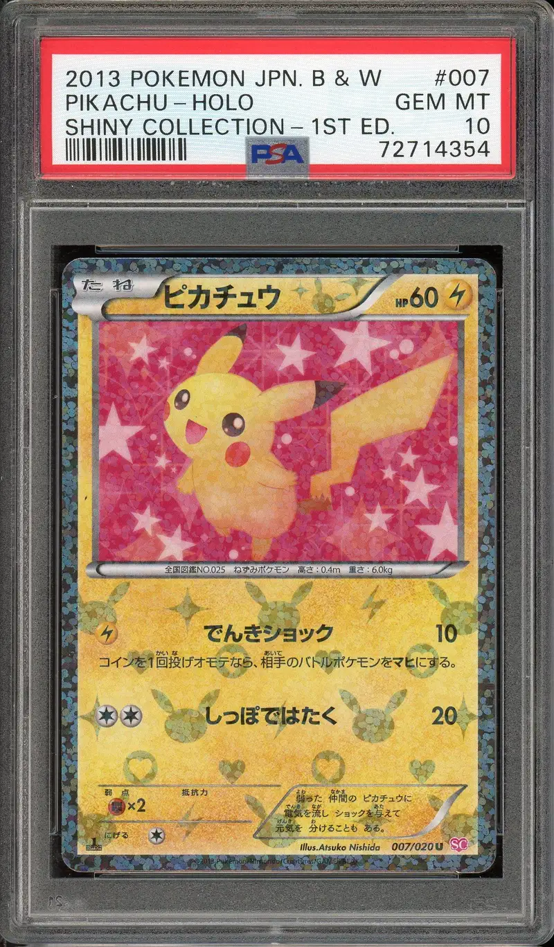 PSA 10 Pikachu Holo