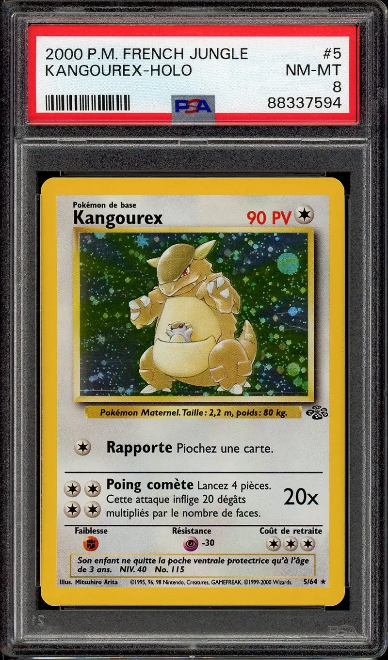 PSA 8 Kangourex Holo