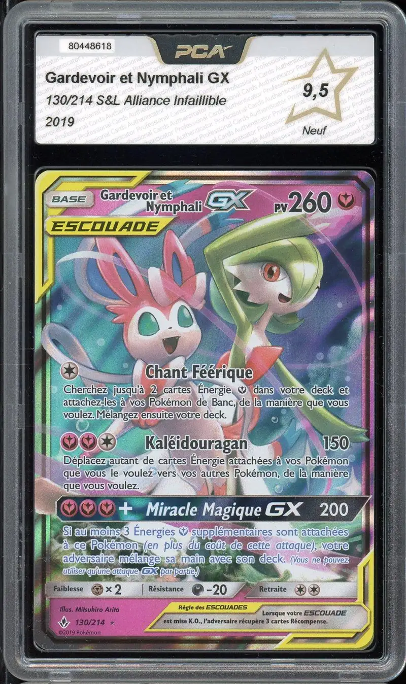 PCA 9.5 Gardevoir et Nymphali Gx