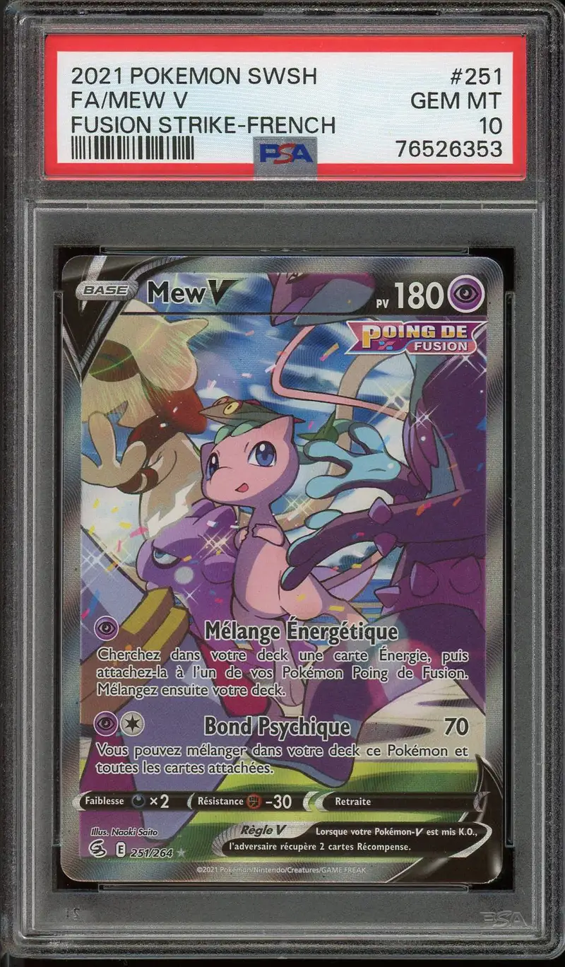 PSA 10 Mew V
