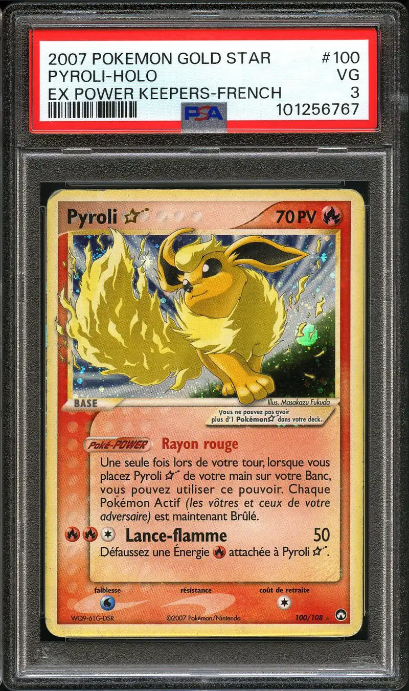 PSA 3 Pyroli Gold Star