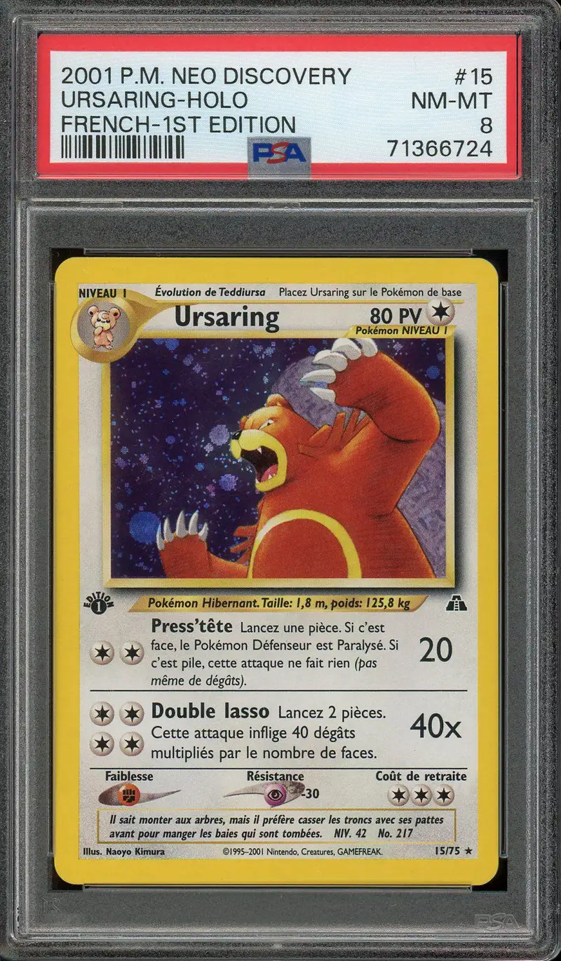 PSA 8 Ursaring Holo