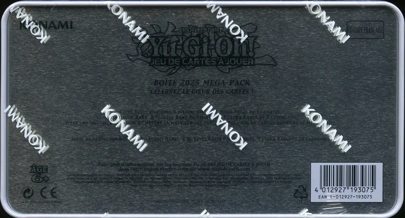 Yu-Gi-Oh! Boîte 2025 Méga Pack