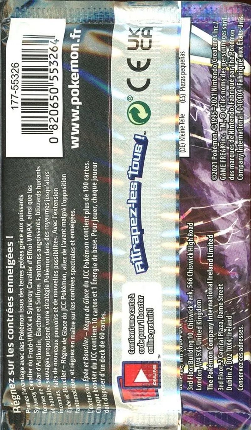 Booster EB6 Règne de Glace