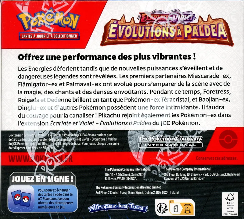 Display EV2 Evolutions à Paldea