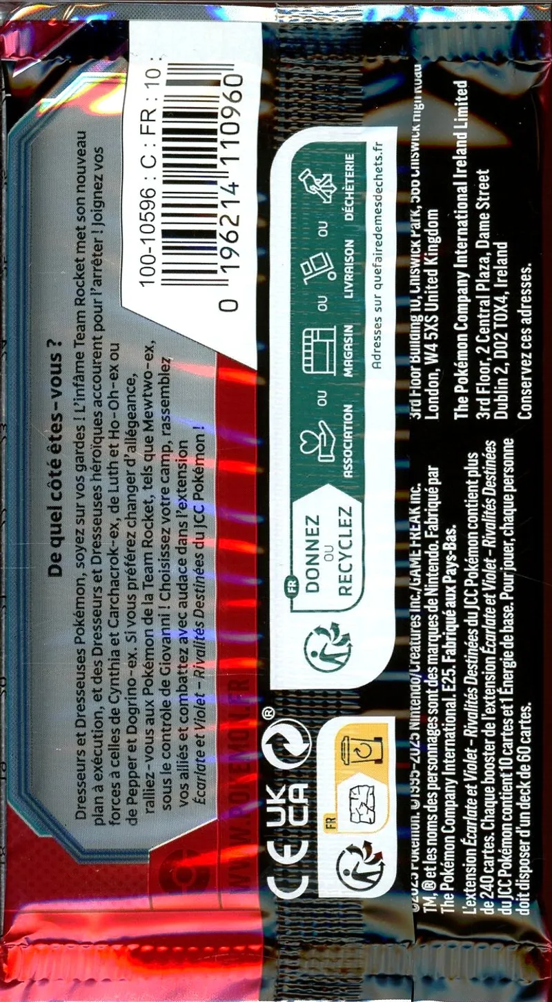 Booster EV10 Rivalités Destinées