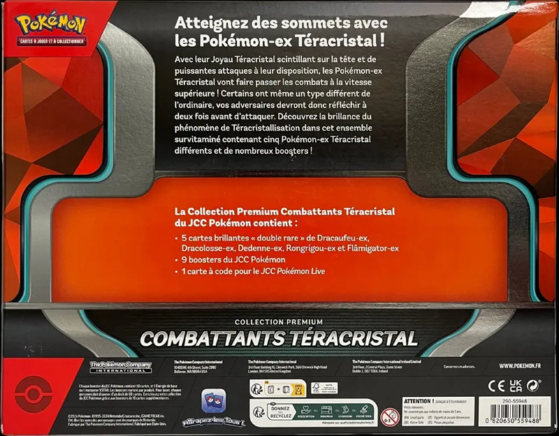 Coffret Collection Premium Combattants Cristal