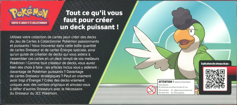 Coffret Pokémon Nécessaire du Dresseur Tapatoès Ex