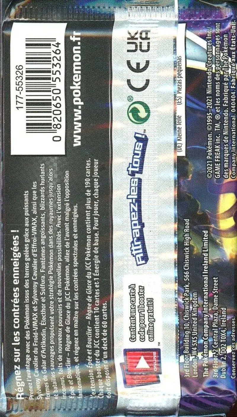 Booster EB6 Règne de Glace