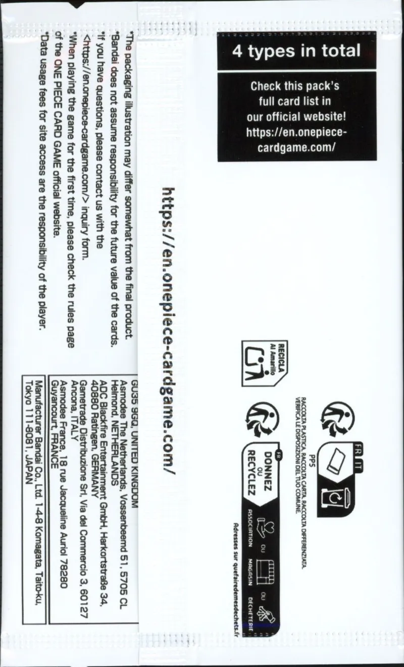 Booster One Piece Tournament Pack 2025 Vol.3