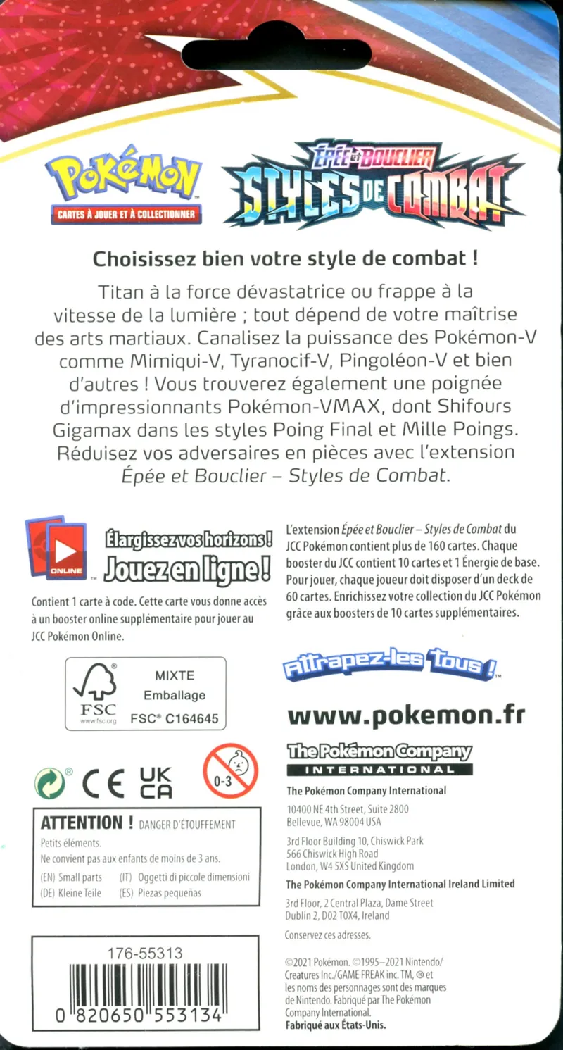 Booster Blister EB5 Styles De Combat