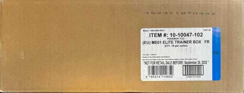 Case ETB ME1 Méga-Evolution