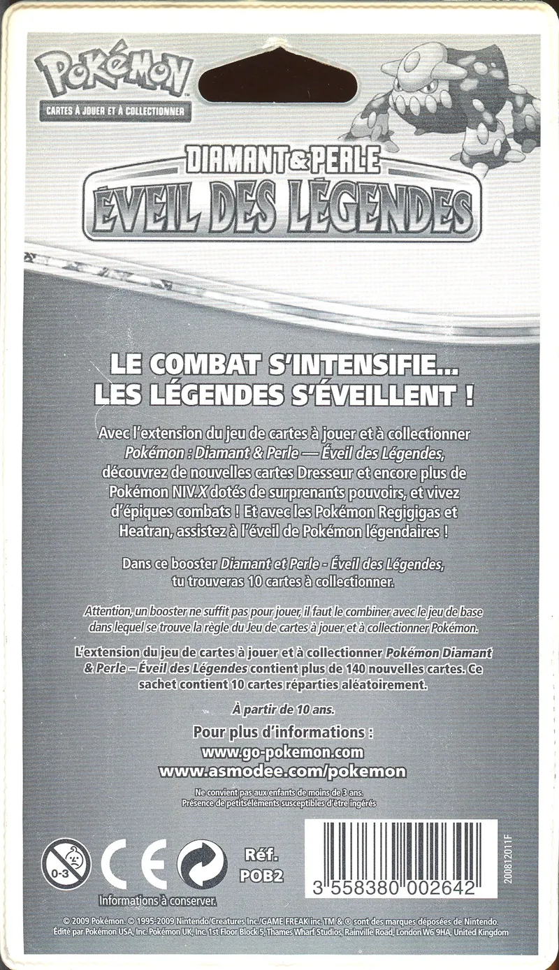 Booster Blister Diamant & Perle Eveil des Légendes