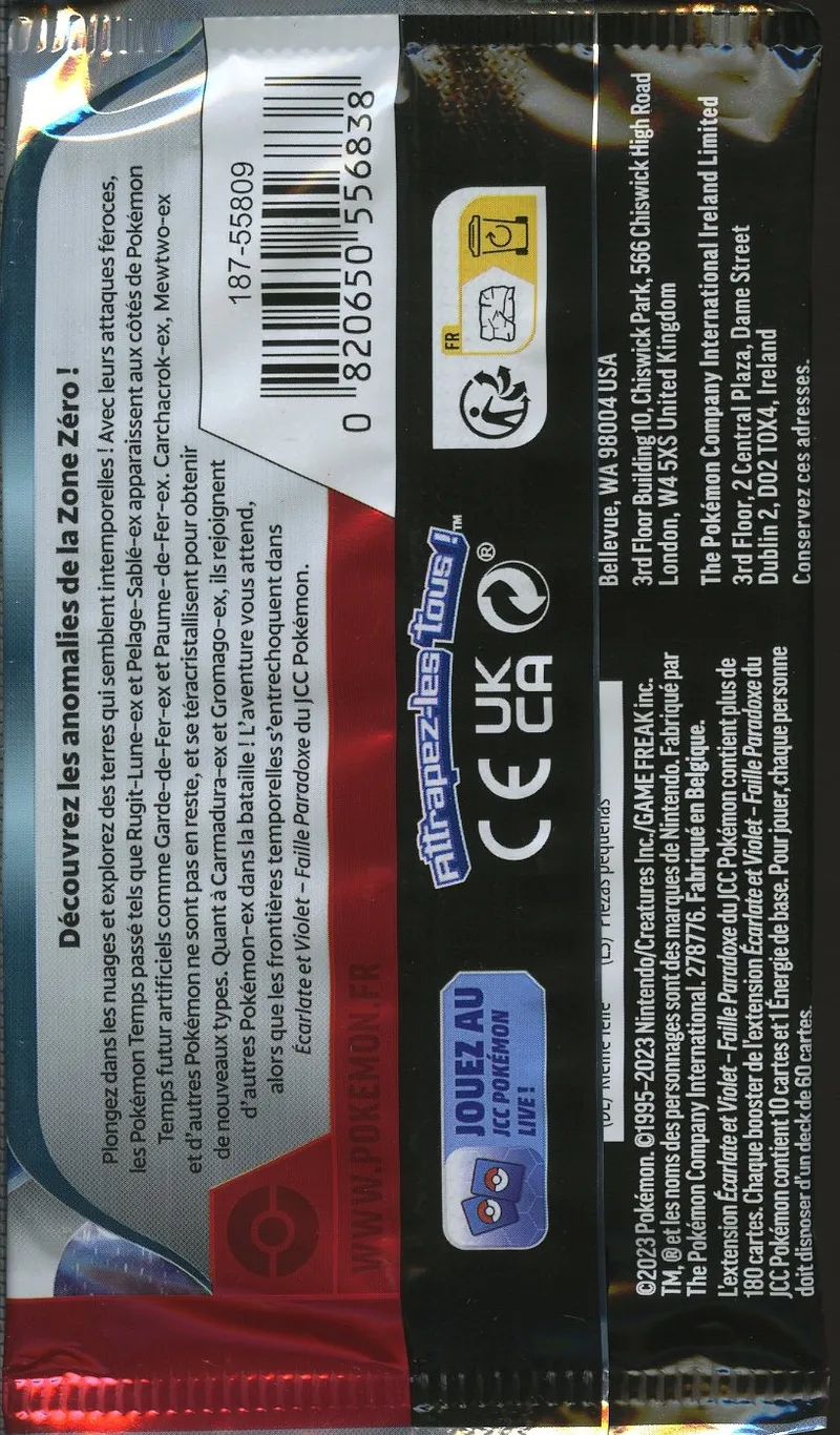 Booster EV4 Faille Paradoxe