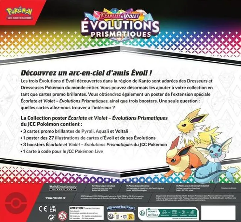 Coffret Collection Poster EV8.5 Evolutions Prismatiques