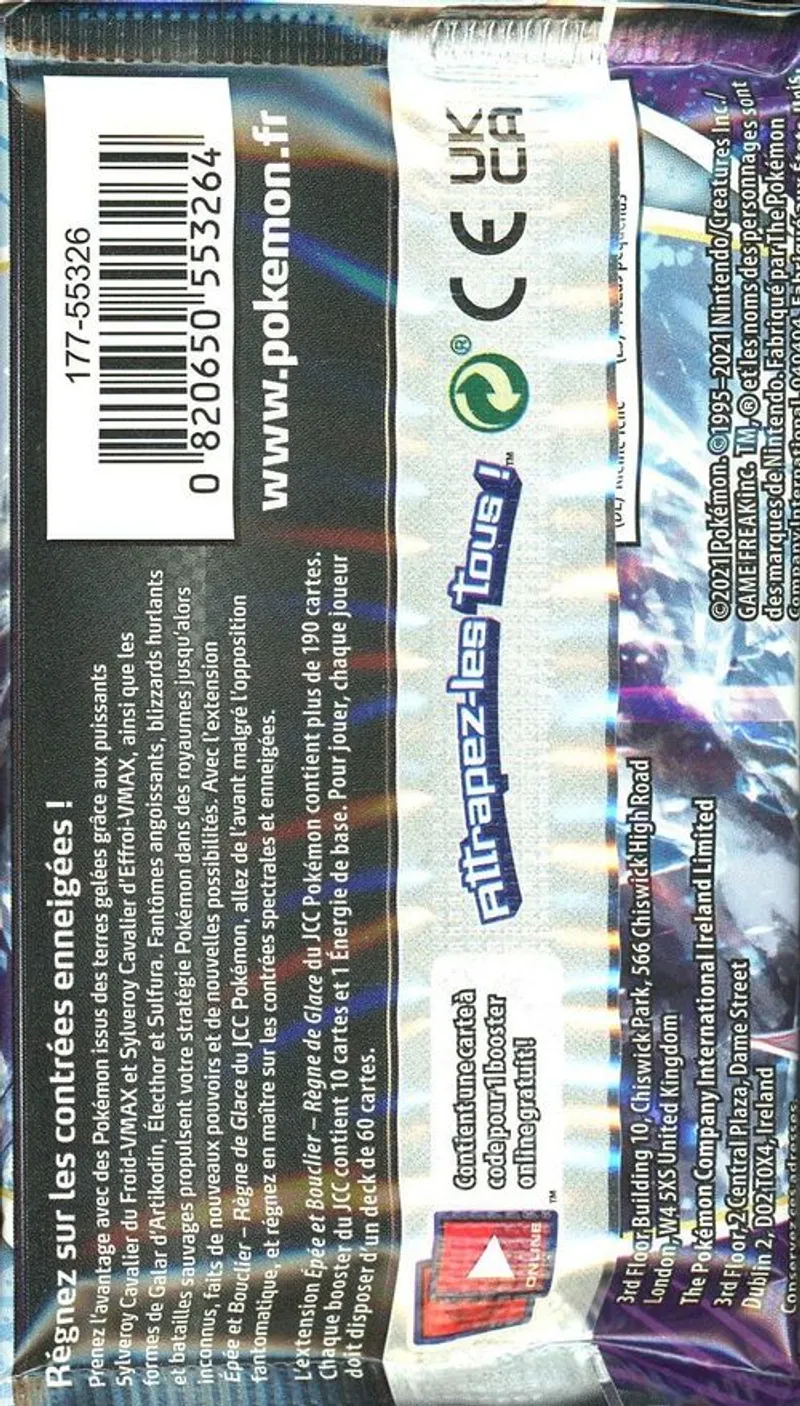 Booster EB6 Règne de Glace