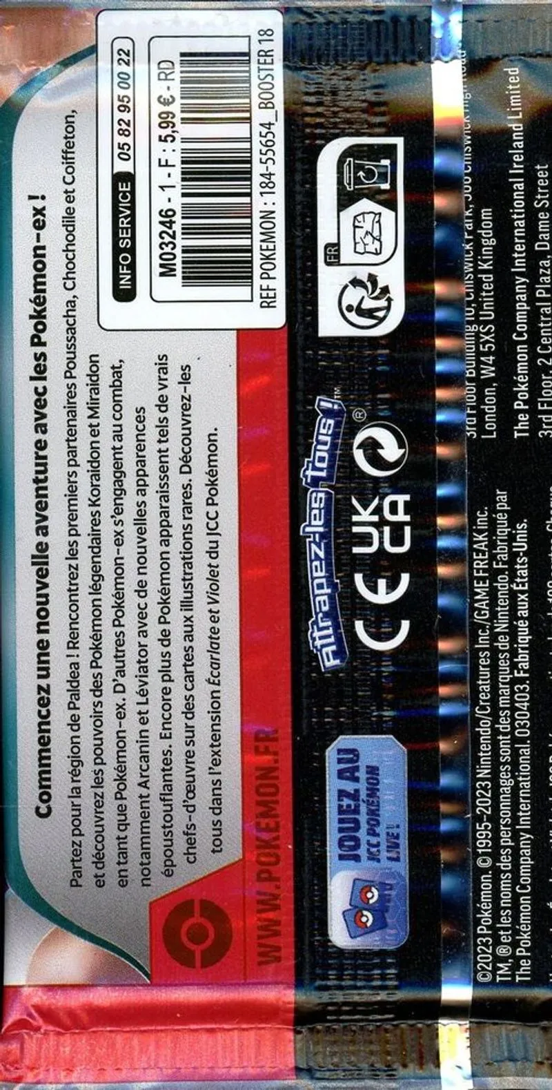 Booster EV1 Ecarlate et Violet