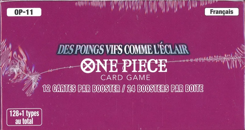 Display OP-11 Des Poings Vifs Comme L'Eclair